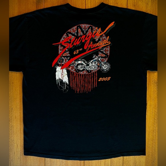 Delta Pro Weight 2003 63rd Sturgis
Motorcycle Rally Graphic T-Shirt - Picture 2 of 2